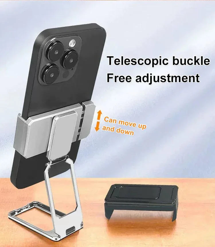 Newly upgraded back clip type 360 portable folding bracket Desk Mobile Phone Holder