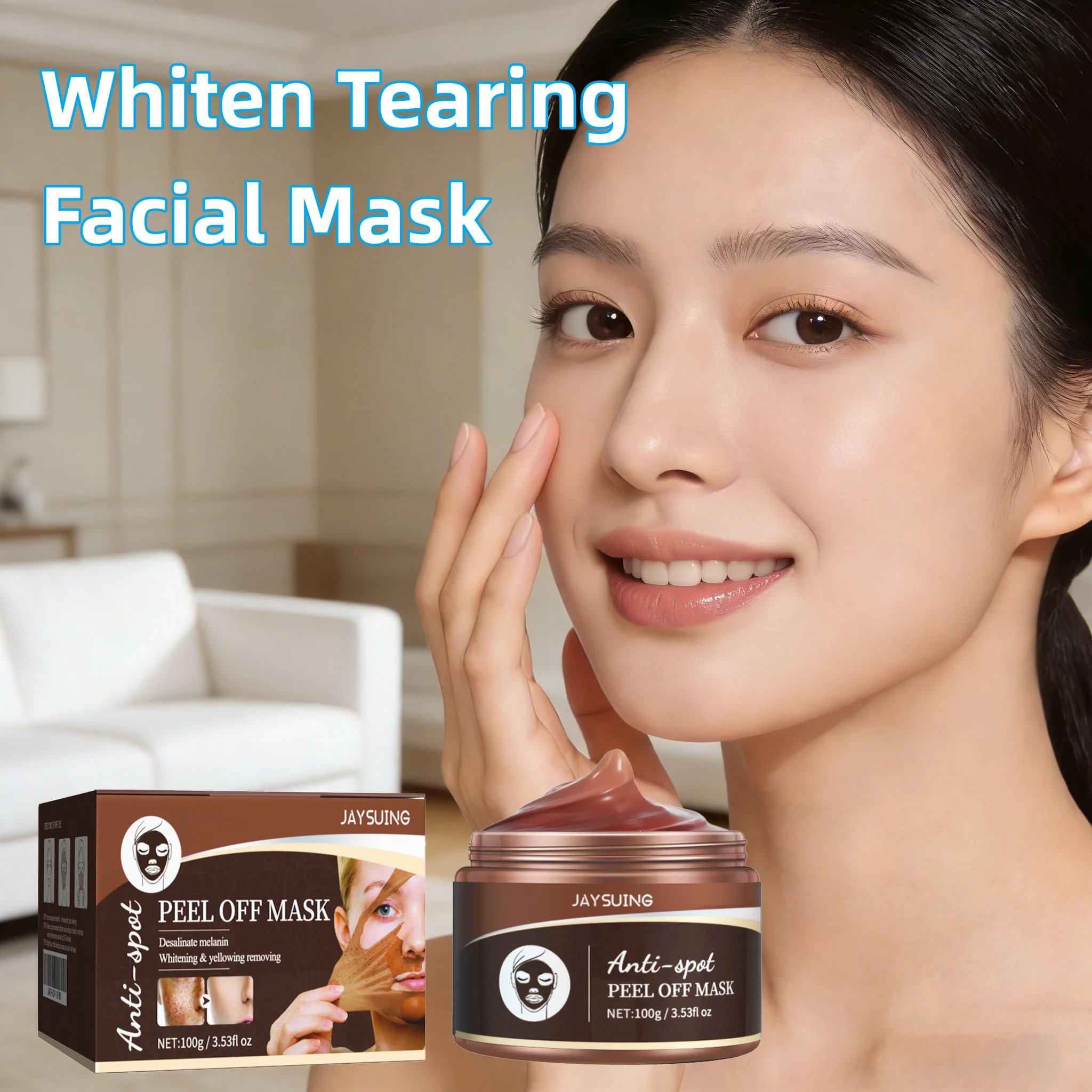 JAYSUING Facial Peel Mask Shrink Pores Deep Cleaning Exfoliate Oil Control Moisturizing Improve Roughness Firm Skin Wh-iten Mask