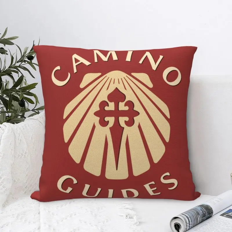 Custom Camino De Santiago De Compostela Shell Saint Throw Pillow Covers Cushion Cover Decoration Salon Square Pillowcase
