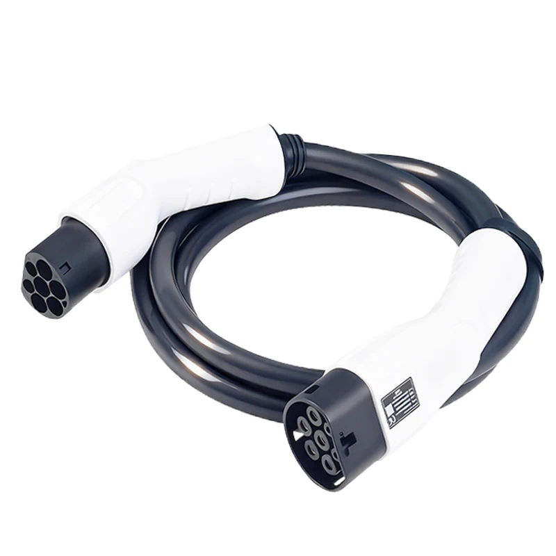 WEISHUN Type2 To Type2 Ev Charging Cable 1P/3Phase 16A/32A Female To Male Plug 5M Cable 22kw IEC62196-2 EVES Charging Stations