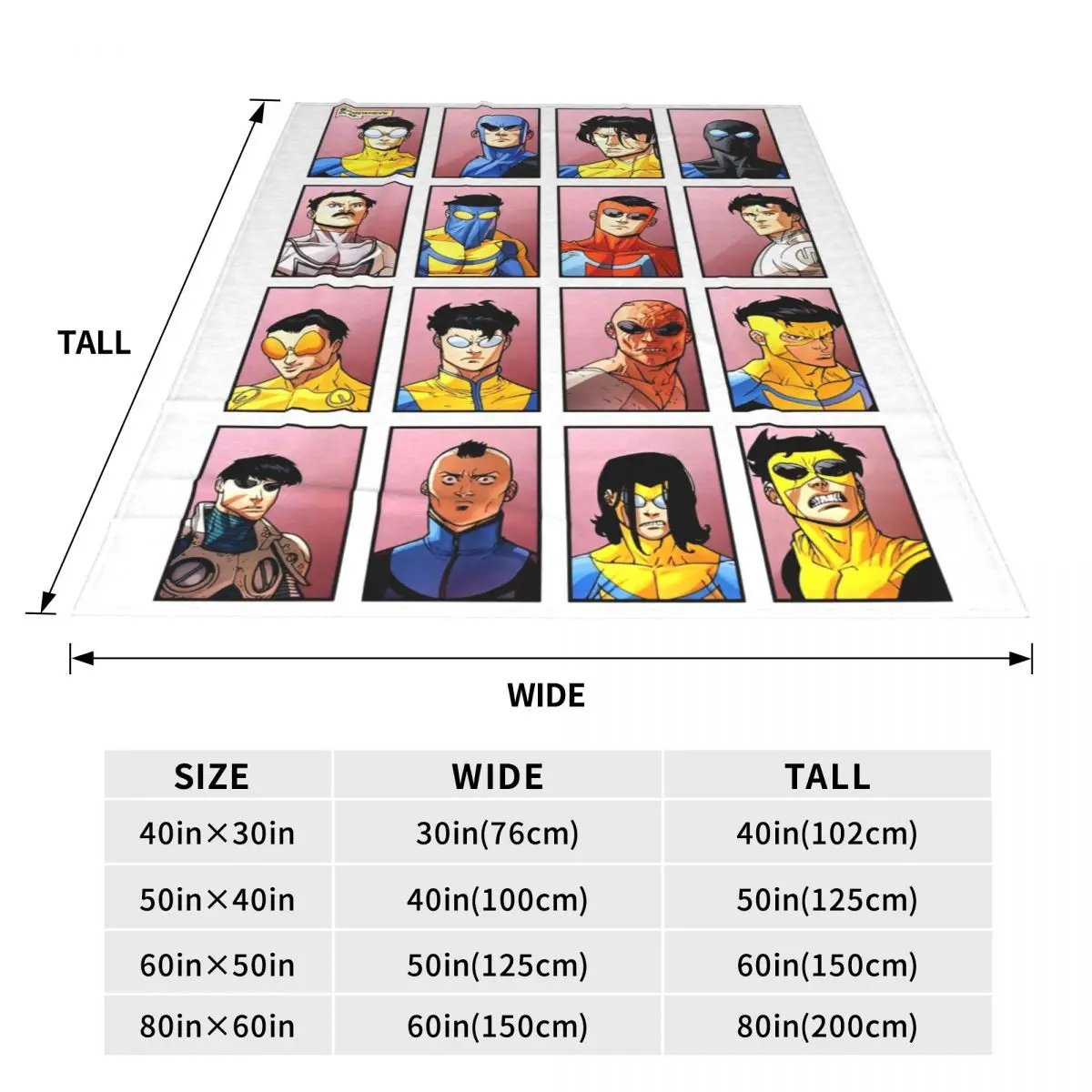 البطانيات التلفزيونية التي لا تقهر مارك غرايسون الصوف كل موسم متعددة الوظائف سوبر لينة رمي بطانية للسرير سيارة المفارش