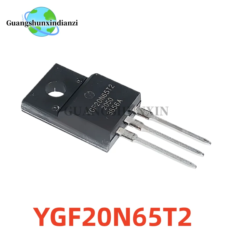 10 قطعة 100% جديد YGF20N65T2 TO-220F 20A/650V ترانزستور بتأثير ميداني أفضل جودة في المخزون