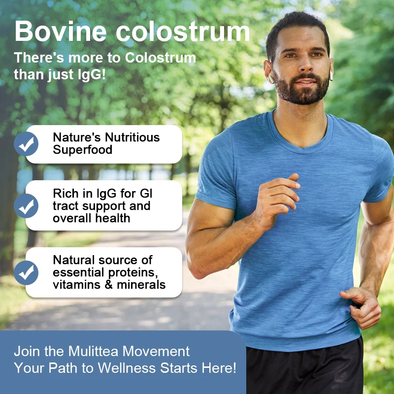 Mulitea Highly Pure Colostrum Supplement is Suitable for Intestinal Health Immune Support Muscle Recovery and Health