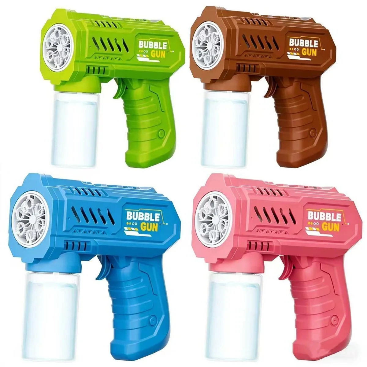 Vollautomatische Seifenblasenpistole Raketen-Seifenblasenmaschine Automatischer Blasenmacher mit Seifenblasenflüssigkeit Spielzeug für Kinder Strand Outdoor Seifenblasengeschenke