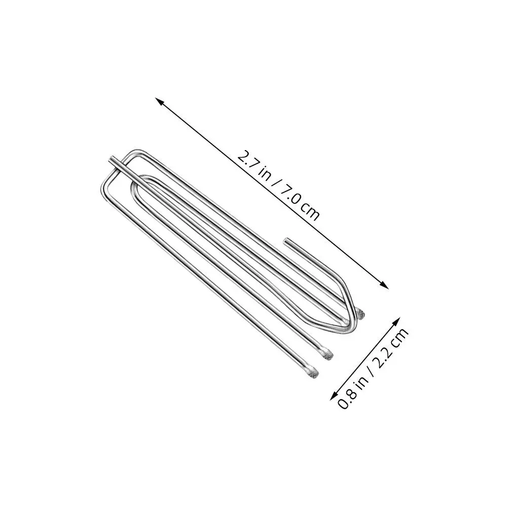 60Pcs Four Claw Curtain Hooks Heavy Duty Metal Pleated Curtain Hanging Clips for Curtains Tiebacks Sliding Tracks Modern Design