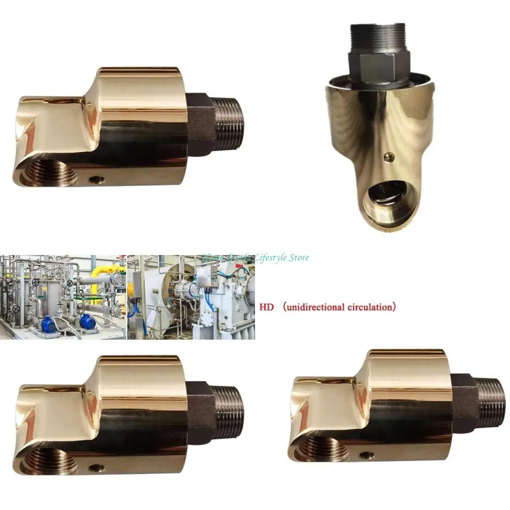 E74E HD15 Giunto Rotante Da Pollici Giunto Rotante 360 ​​Giunti Girevoli Per Acqua E Accoppiamento Connettori