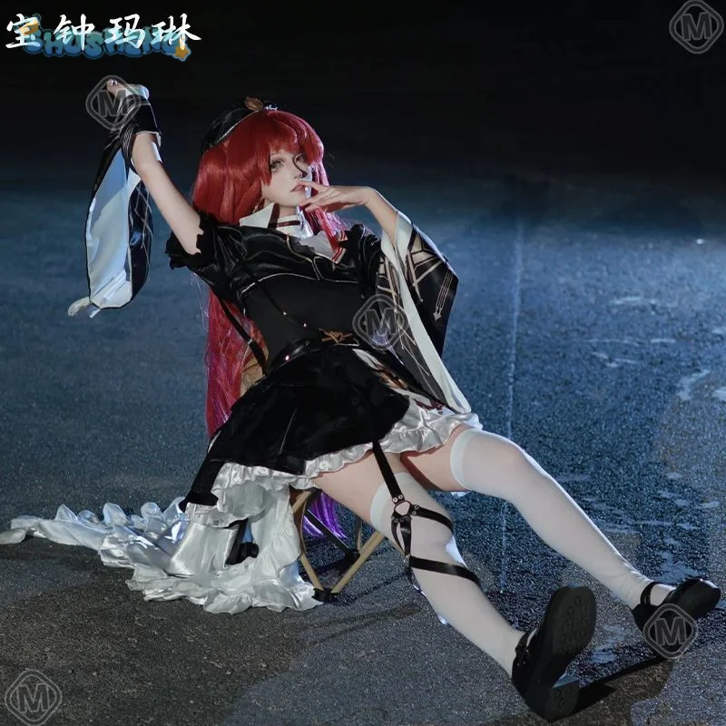 

Houshou Marine Hololive JP косплей костюм монахини капитана женский Лолита готическое платье реквизит шляпа аксессуары комплект униформа на Хэллоуин