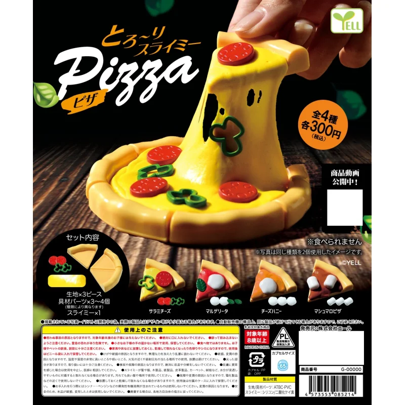 Japón gritar Gashapon cápsula juguete bloque Pizza Mini poner placa decoración comida queso reventa