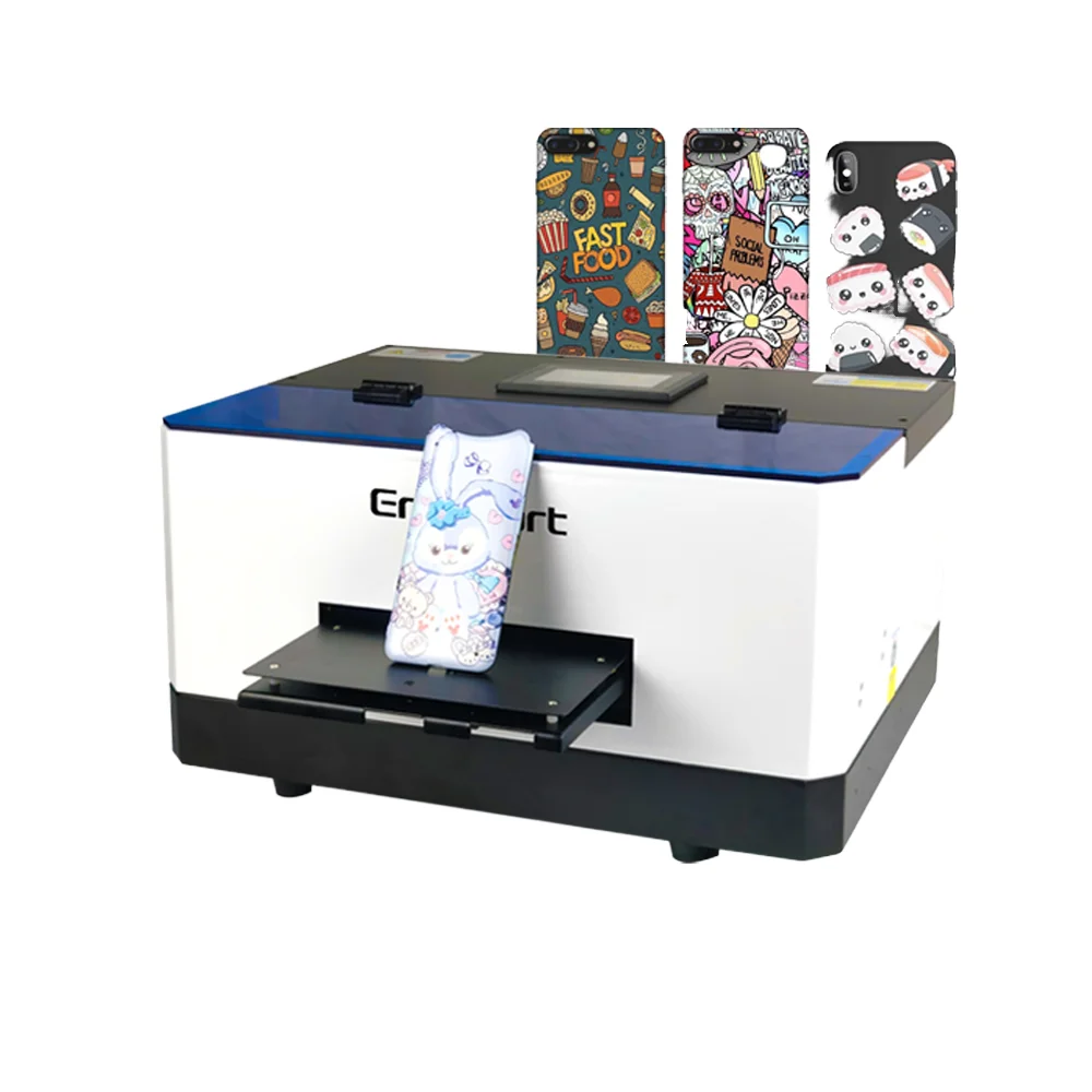 

Erasmart A5 Uv Flatbed Printer 6 Colors Print Head L800 Mini A5 Uv Printer