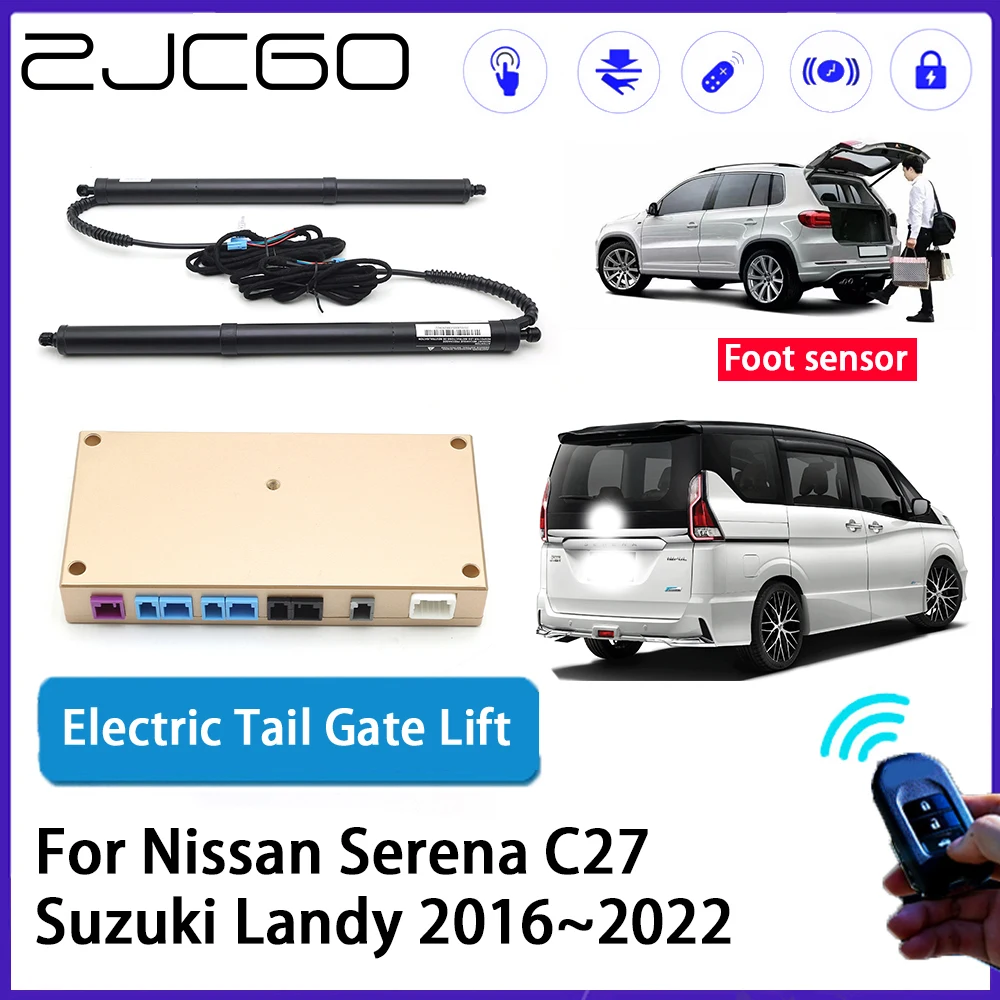 

ZJCGO Car Auto Trunk intelligent Electric Tail Gate Lift Automatic Tailgate Opener for Nissan Serena C27 Suzuki Landy 2016~2022