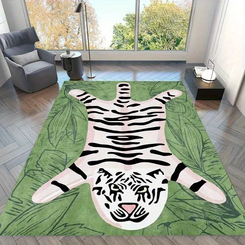 

Large Size Carpet 1pc Comfortable Crystal velvet Rug][Machine Washable]Creative Pattern Carpet Area Rug Hotel