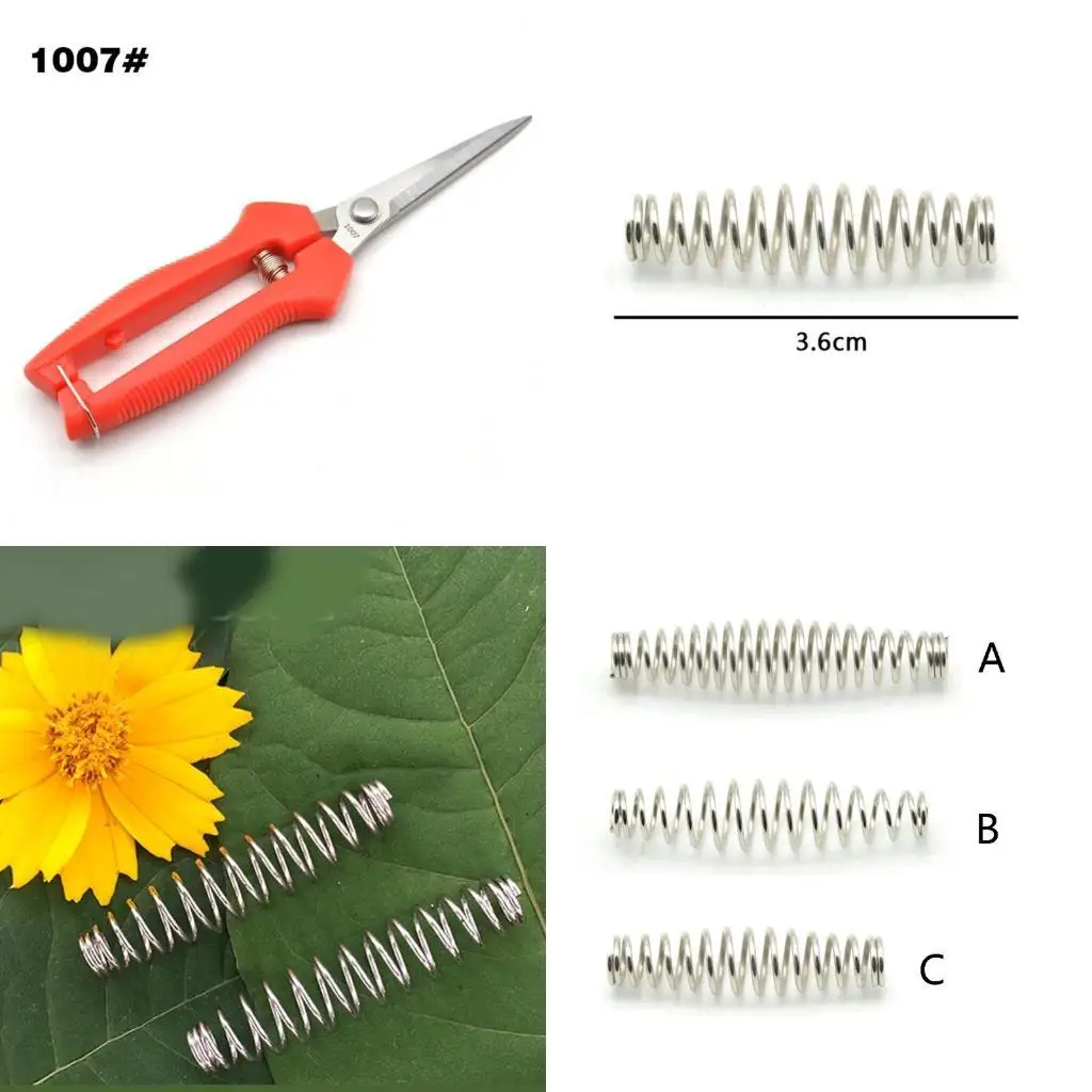

Y1UD Diameter 0.2In Stainless Steel Replace Springs for Pruning Shears