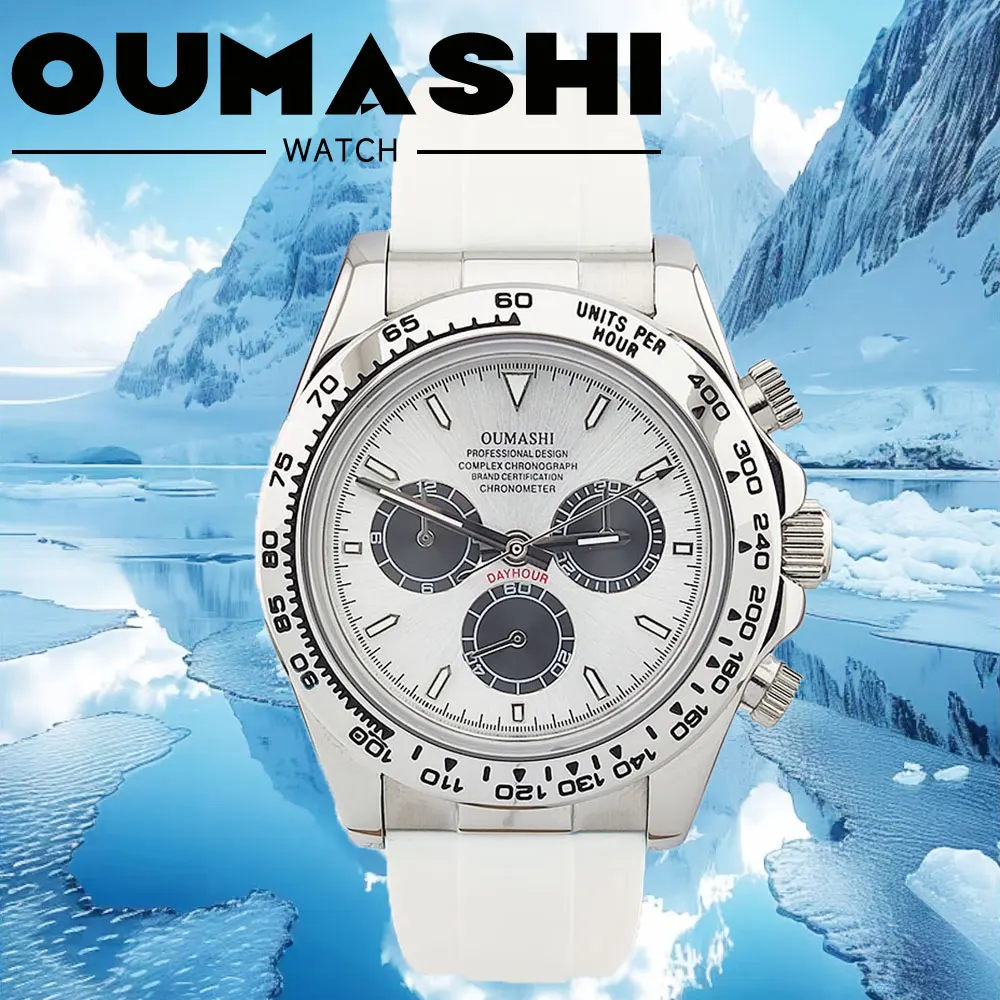 39mm luxury men's watch 7750 4613D movement Men's mechanical watc stainless steel case sapphire glass custom watch