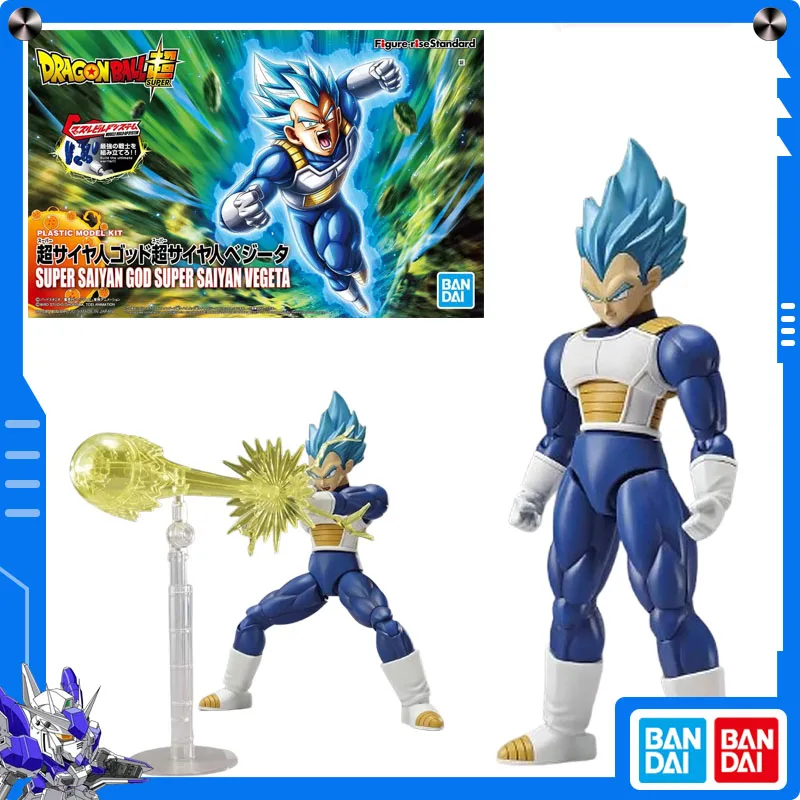 

Original Bandai Dragon Ball FigureriseStandard Super Saiyan God Super Saiyan Vegeta Anime Action Assembly Model Collect Ornament