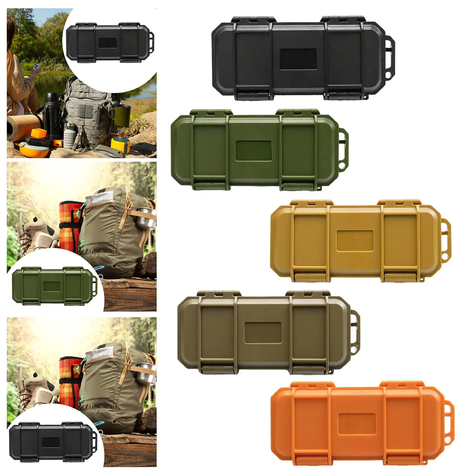 Everyday Carry Tool Storage Box Water Resistant for Small Electronic Devices Multifunctional Protective Knife Case Shockproof