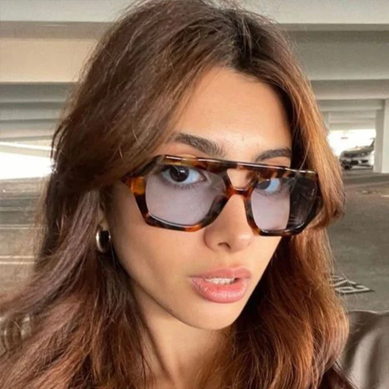 Fashion Sunglasses Luxury Designer Colored Lenses Sun Shade Glasses for Women Vintage UV400 Brand Glasses Outdoor Shades