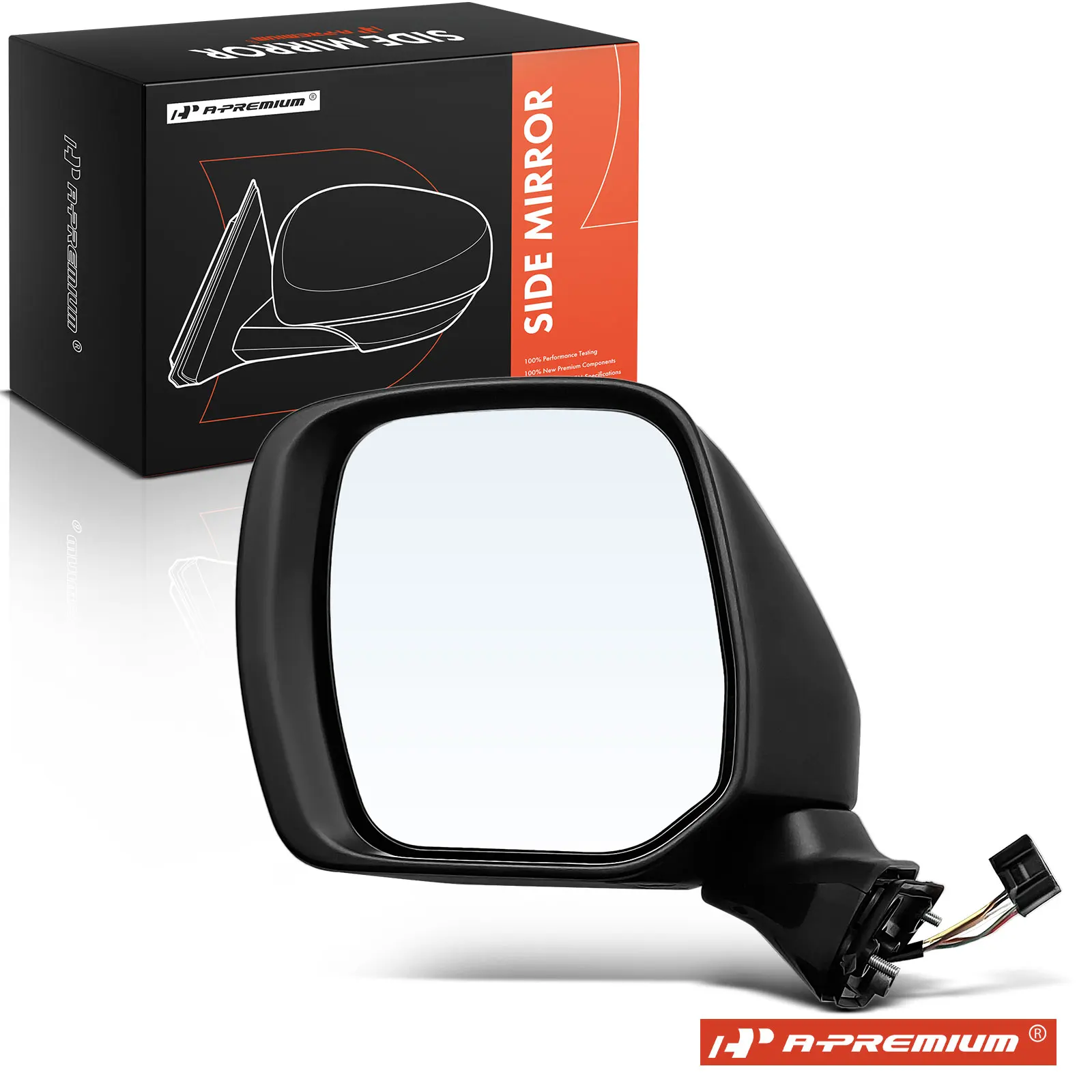 A-Premium Driver Side Power Door Mirror for Nissan Quest 2011-2017 Manual Folding Blind Spot Detection Turn Signal Light Heated