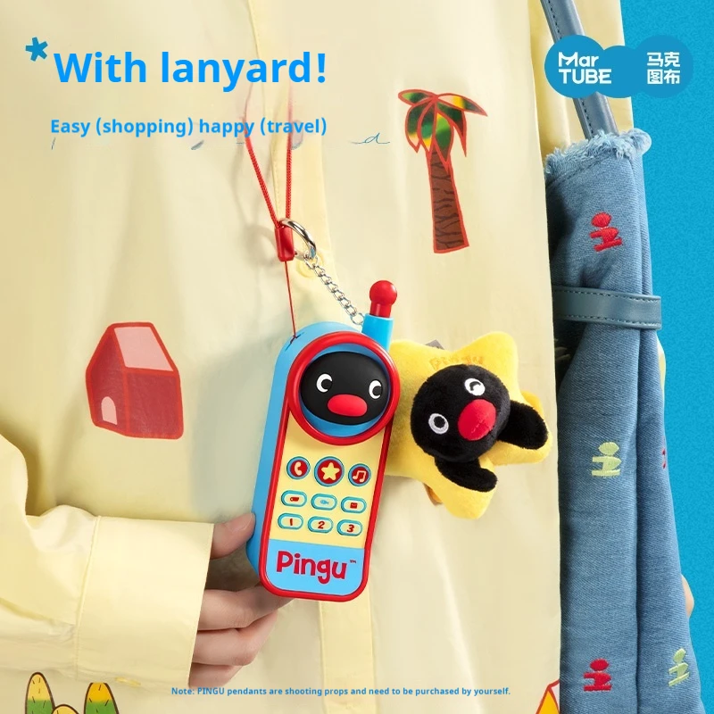

Новая портативная Bluetooth-колонка Pingu в виде игрушки с функцией записи, украшение для дома, подарок для девочки на день рождения, настольные украшения