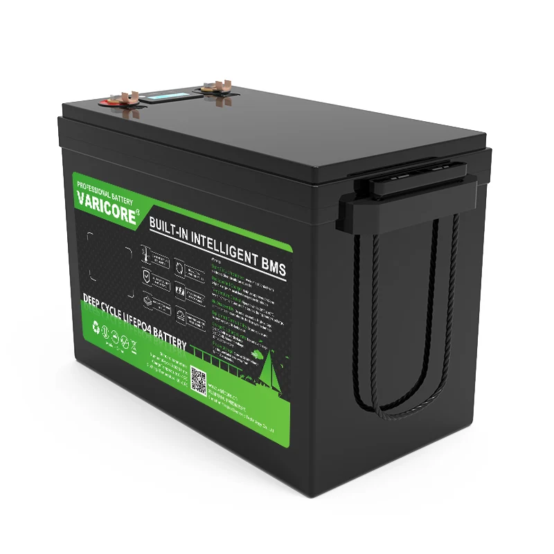VariCore 24V/25.6v 100AH LiFePO4 Lithium Battery USB3.0 Type-C Output forGolf cart Car lighter Batteries 29.2V Charger Tax Free