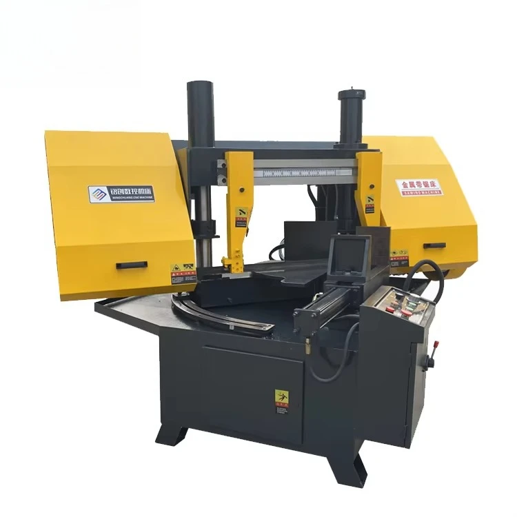 Fully Automatic Band Sawing Machine Ultra New Rotary Angle Stainless Steel Rod Cutting Machine Manual Hydraulic Saw