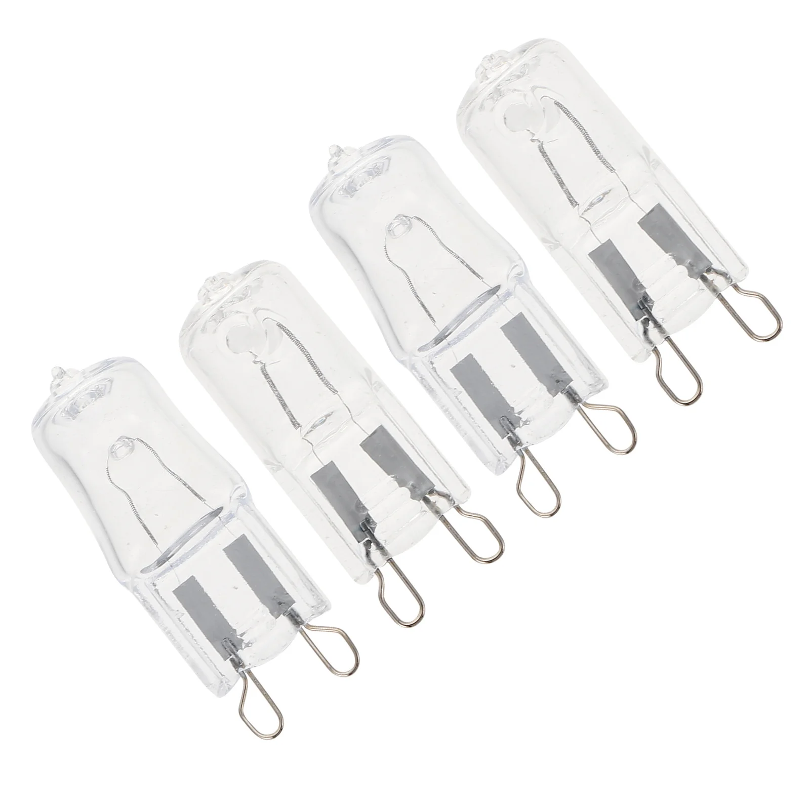 4Pcs Microwave Light Bulb G9 Halogen Oven Lamp Replacement Bright Appliance Bulb for Microwave Oven Lighting