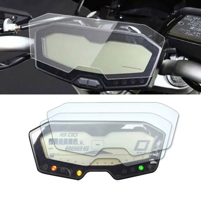 Motorcycle Cluster Scratch Protection Film Screen Protector For Yamaha MT-07 MT07 FZ 07 FZ07 2013-2020 Speedometer Accessories