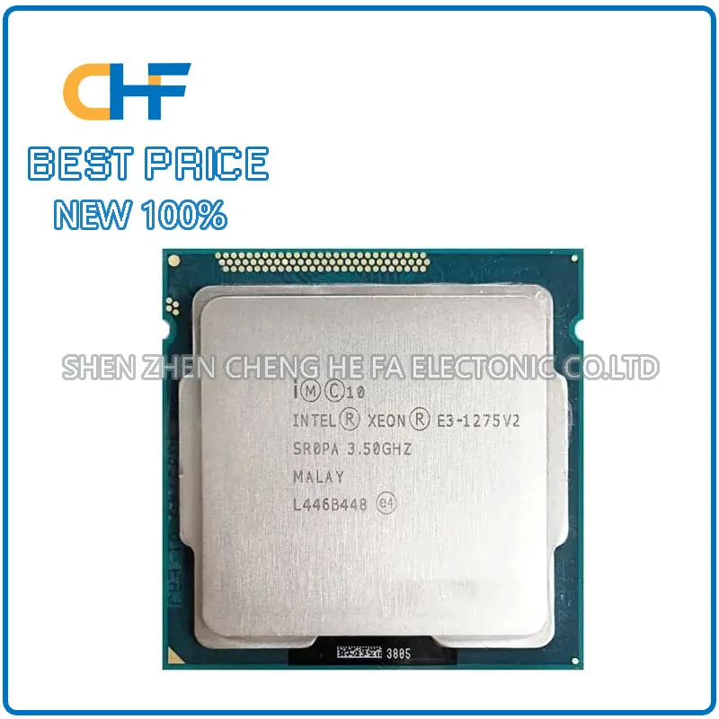 Intel Xeon E3 1275V2 quad core eight thread 3.50GHz 77W LGA1155 CPU processor E3-1275V2
