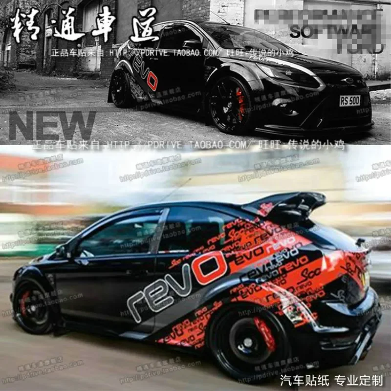 

New Car Sticker FOR Ford Focus Body Personality Decoration Sports Vinyl Foil Foil Accessories