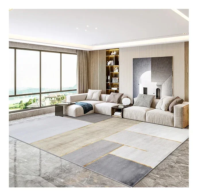 Modern Centre Rug Polyester Carpets Area Rugs for Living Room Wholesale Home Rug Carpet Living Room