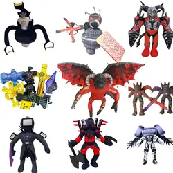 Skibidi Toilet Titans TV Man Speakerman Cameraman Plush Toy Titans Drill Man Clock Speaker Man Camera Man Plushie Soft Toy
