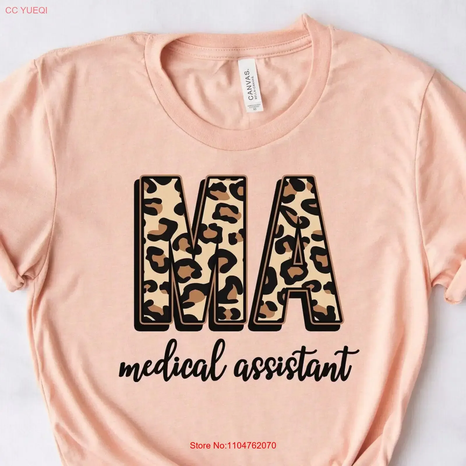 Medical AssistanT T Shirt s MA School Graduation  vintage Washed designer clothes Slightly Top For Everyday Wear Unisex fashion