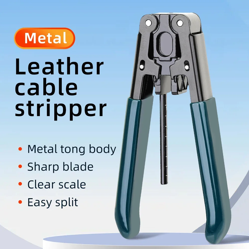 

Fiber Optic Stripping Tool FTTH Fiber Optic Cable Stripper Striping Optical Pliers Drop Stripper Fiber Cable Stripper