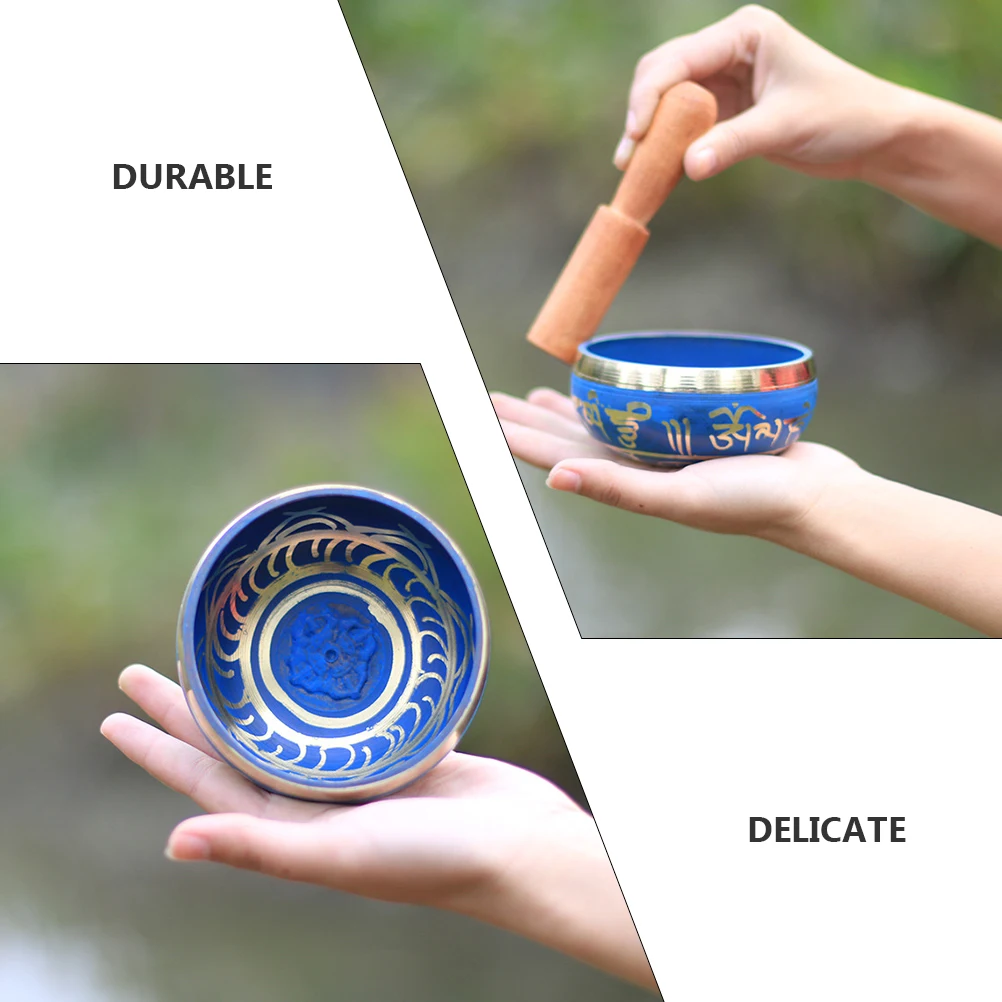 

Sound Bowl Copper Craft Prayer Bowls Musical Instruments Tibet Singing Mindfulness Tools Dining Table Yoga Small