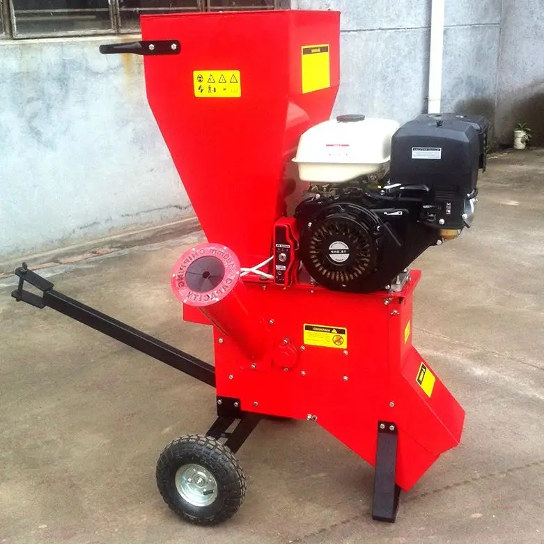 

Индивидуальный высокопроизводительный измельчитель древесины с двигателем, на колесах, для быстрого измельчения в саду, на дворе, на ферме