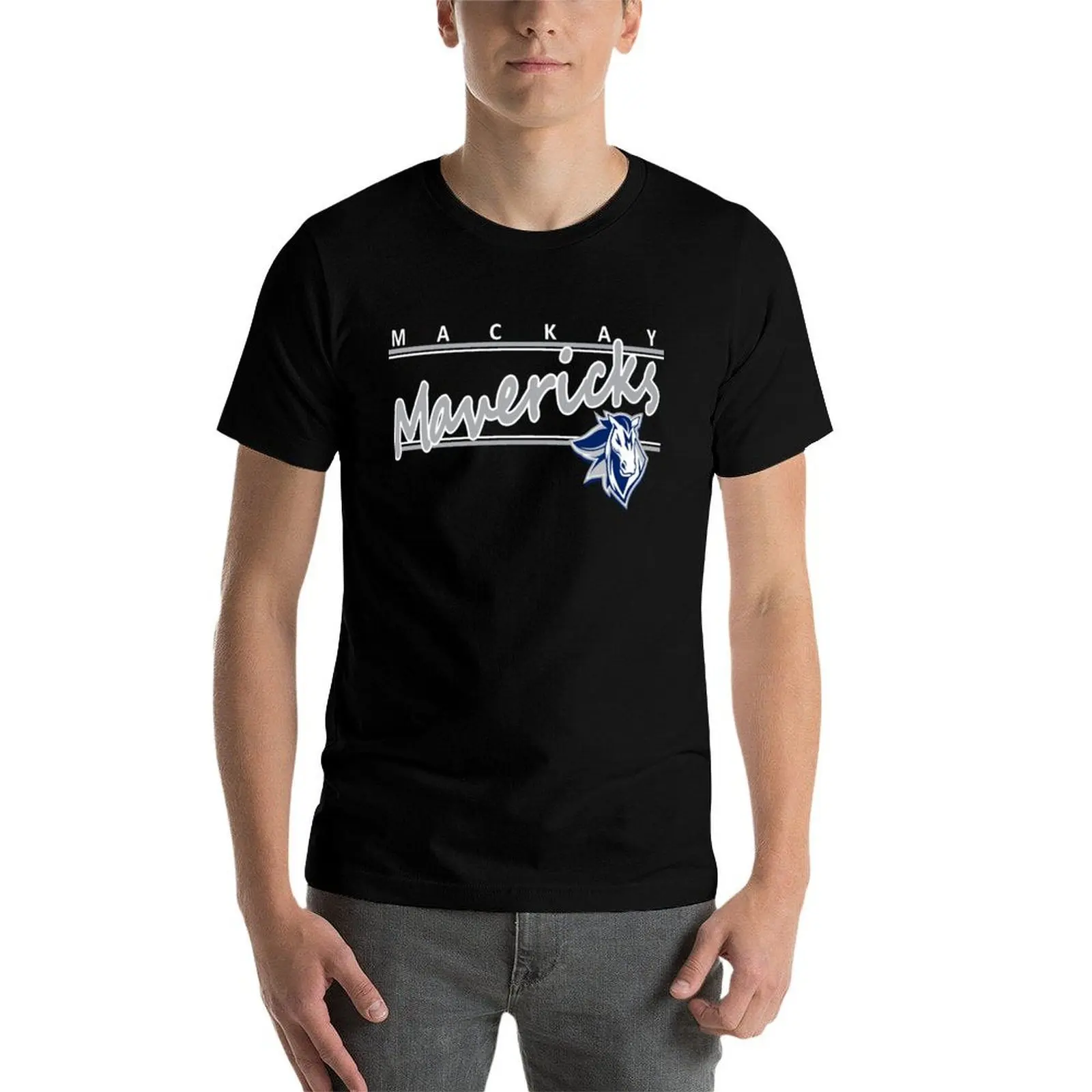 تي شيرت رجالي قميص تي شيرت مافريكس رجل صيفي تي شيرت رجالي كاجوال بشعار داعم قميص جرافيك ماكاي