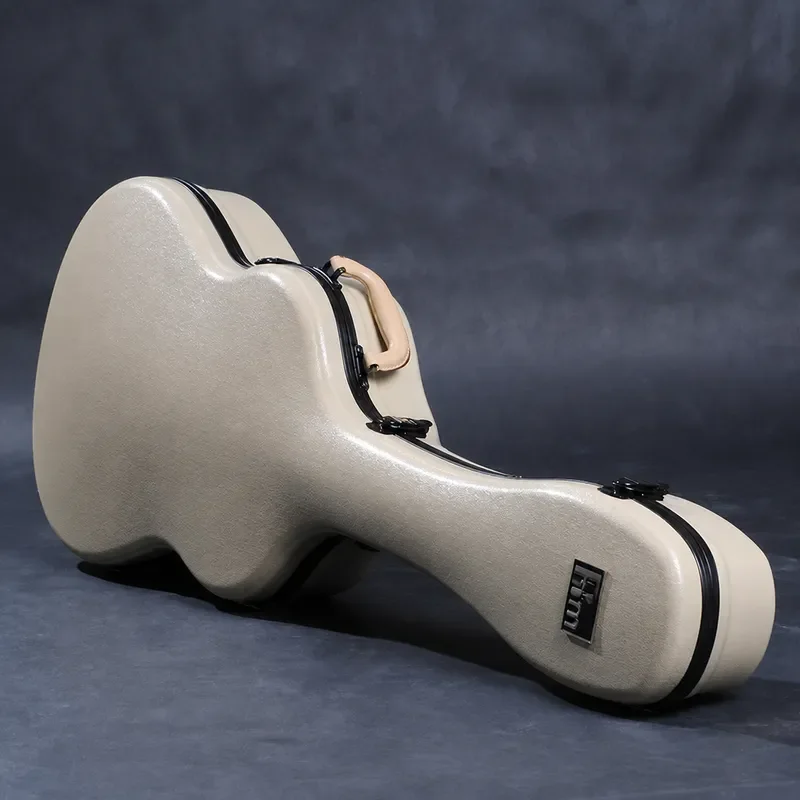 High Grade ABS Guitar Case for 39 Inch Classical and 41 Inch Folk Guitars Lightweight Waterproof Shockproof Hard Shell