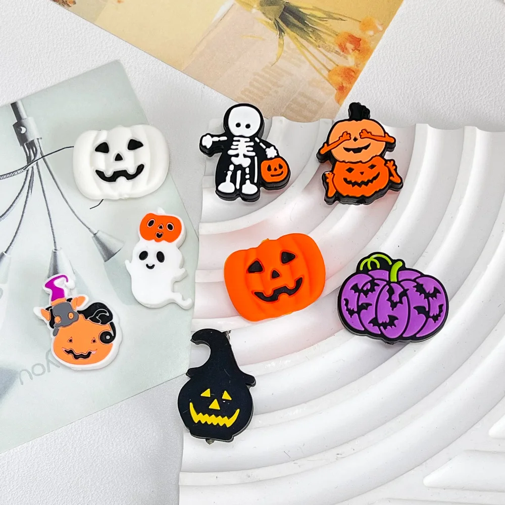 

Cordial Design 50Pcs Silicone Cartoon Beads/Pumpkin Shape/Jewelry Accessories/Hallowmas Effect/Hand Made/DIY Beads Making #18857