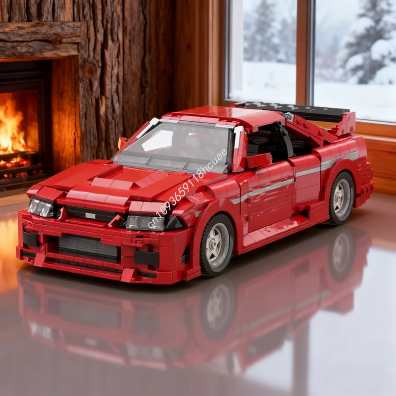 

1264pcs MOC Nissan Skyline GTRs Creator Experted Model Building Blocks Christmas Gift Architecture Toys DIY Idea Brick Birthday