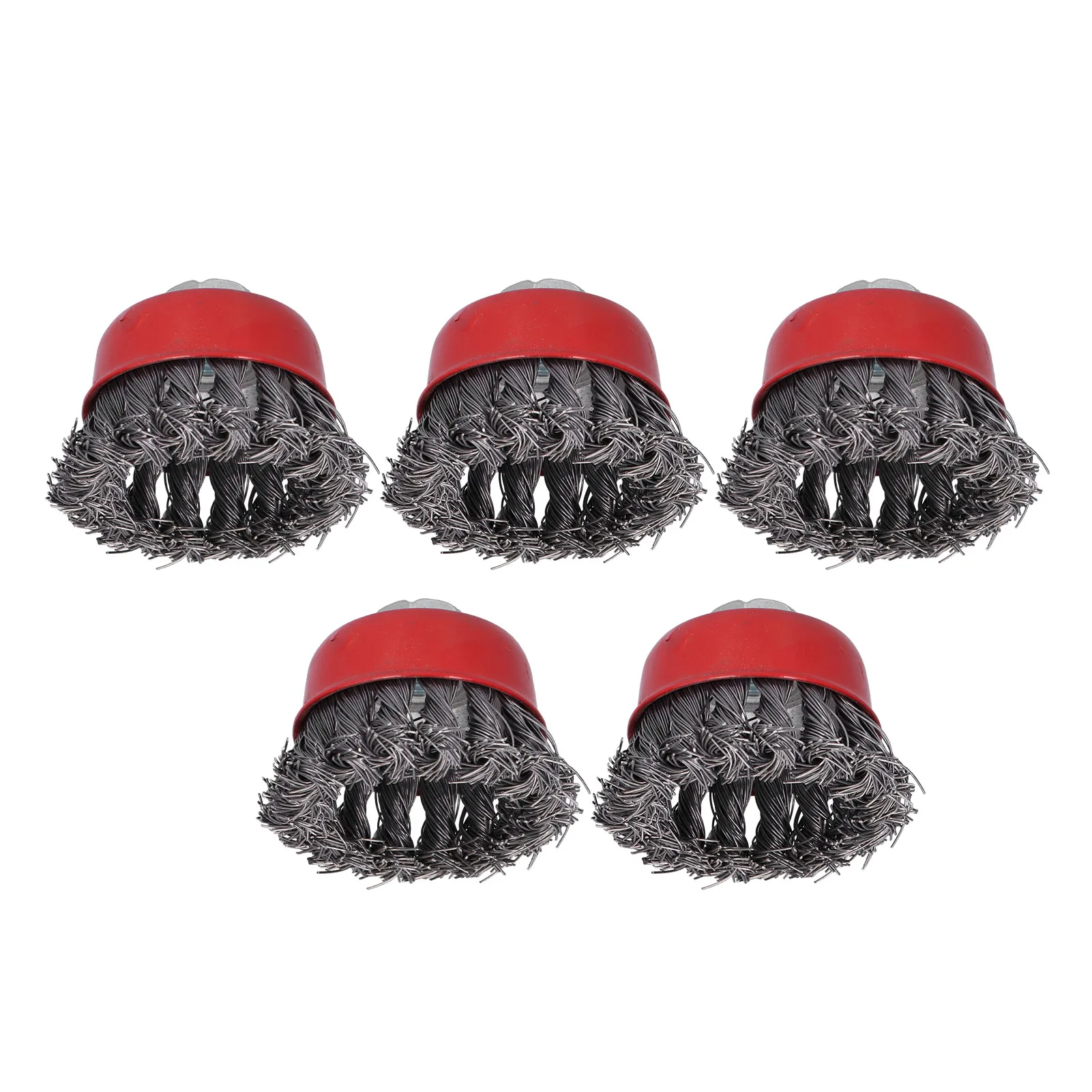 

Polishing Wheel Tool Steel Wire Wheels Bowl Type Twisted Brushes Set M10 Screw Mounting Polishing Tool Twisted Wire Wheel