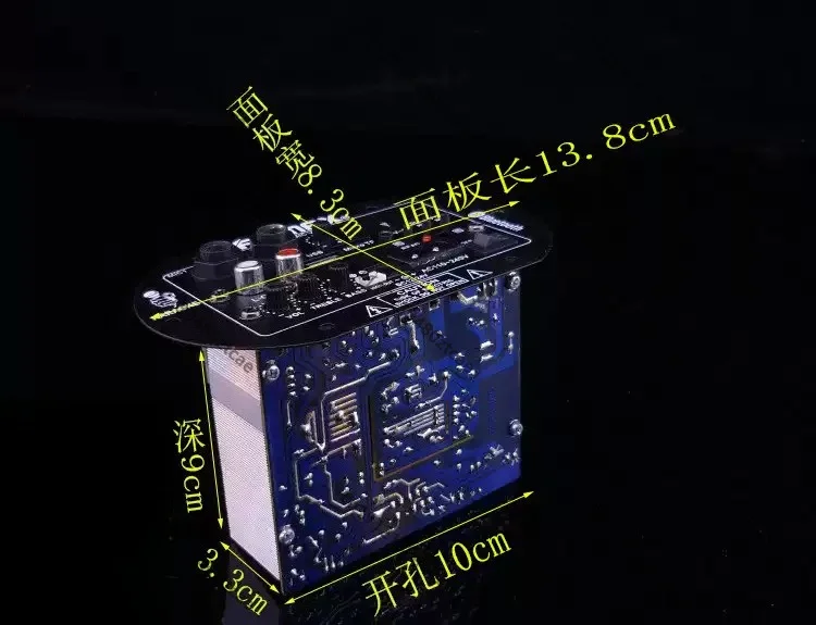 150W Audio Amplifier Board Support 12V 24V Power Input Bluetooth Full Range Pure Bass Subwoofer Amplifier Module