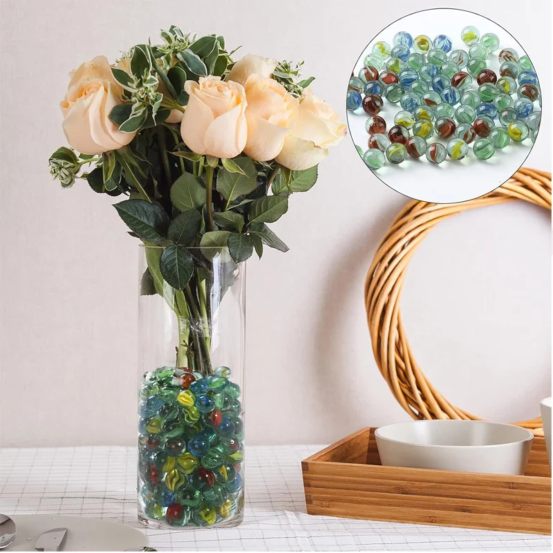 ลูกแก้วตกแต่งหลากสีขนาด 14 มม. - Aquarium Fish Accessories บทวิจารณ์และราคา