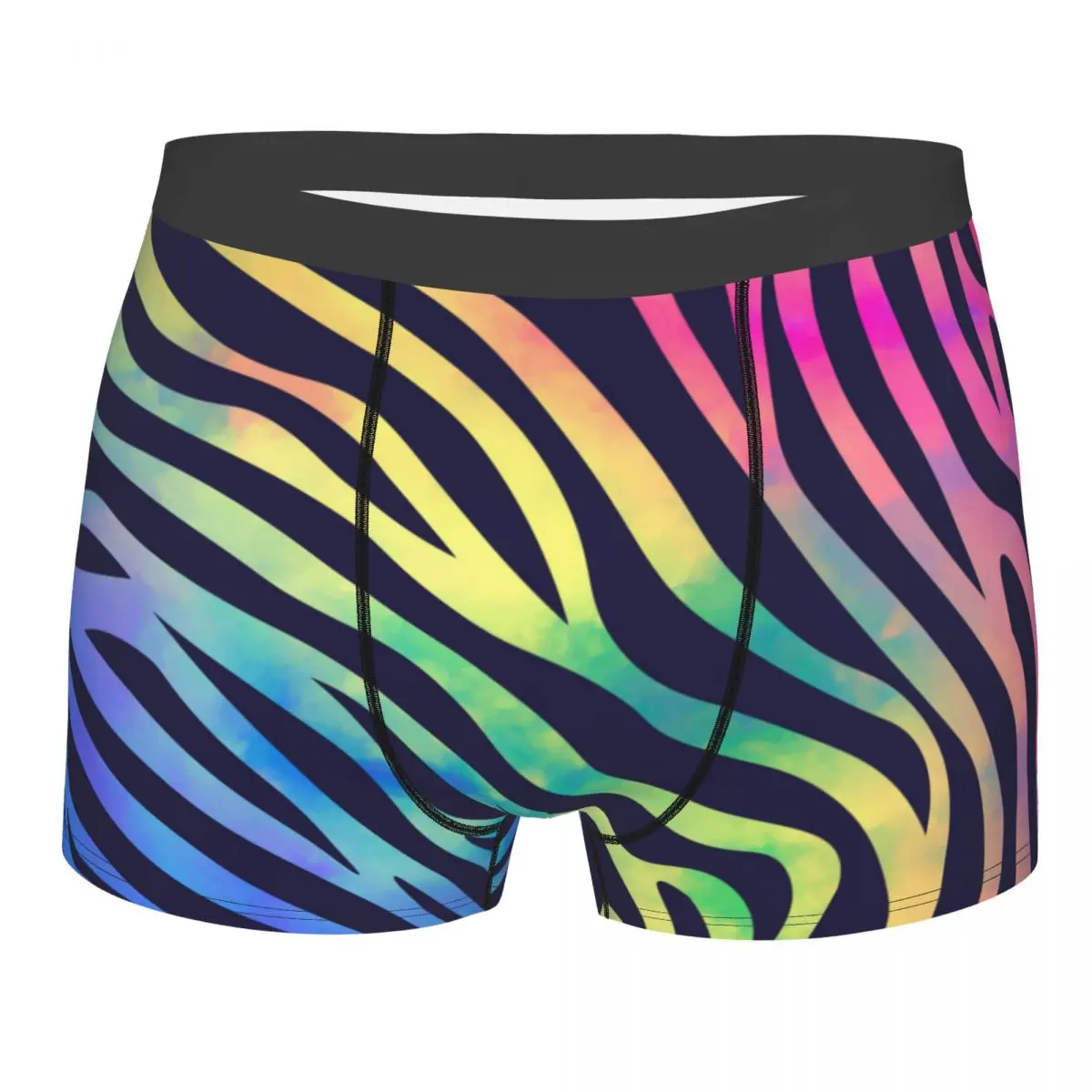 

Custom Colorful Tiger Zebra Skin Pattern Underwear Men Breathable Boxer Briefs Shorts Panties Soft Underpants For Male