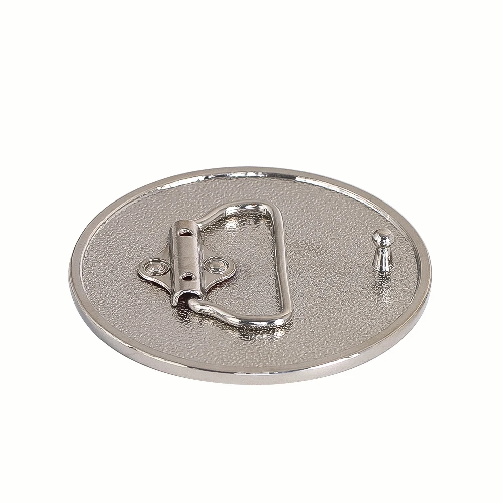 التعميم خمر المعادن الهدف حزام مشبك الأحمر مركز نقطة الرجال الجينز التبعي الملابس ديكور هدية عيد ميلاد الانتهاء مشبك