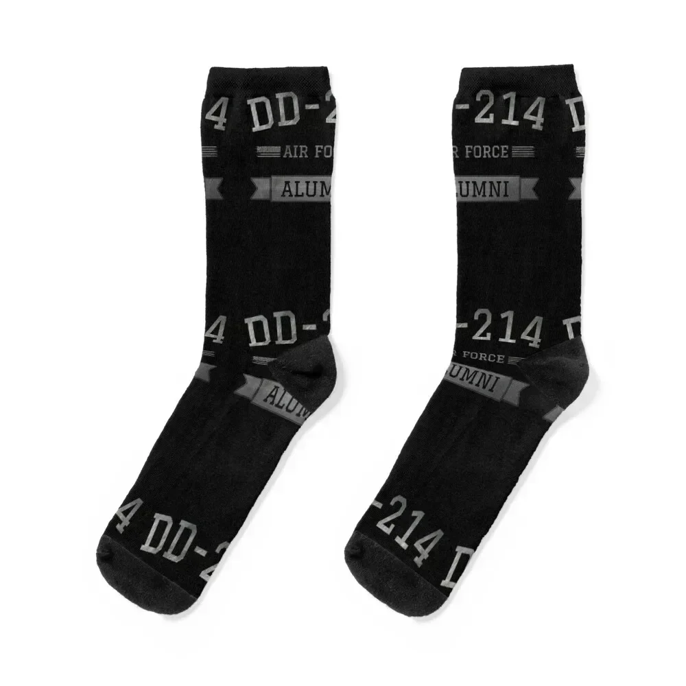 DD 214 Air Force Alumni Socks winter sheer Crossfit Running Socks Man Women's