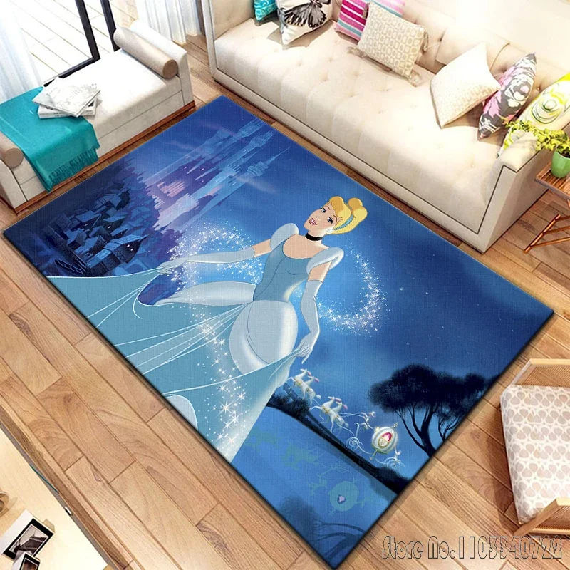 Anime A Cinderella Cartoon Rug Carpets 120x160cm Decor for Living Room Children's Bedroom Sofa Bathroom Kids Floor Mat