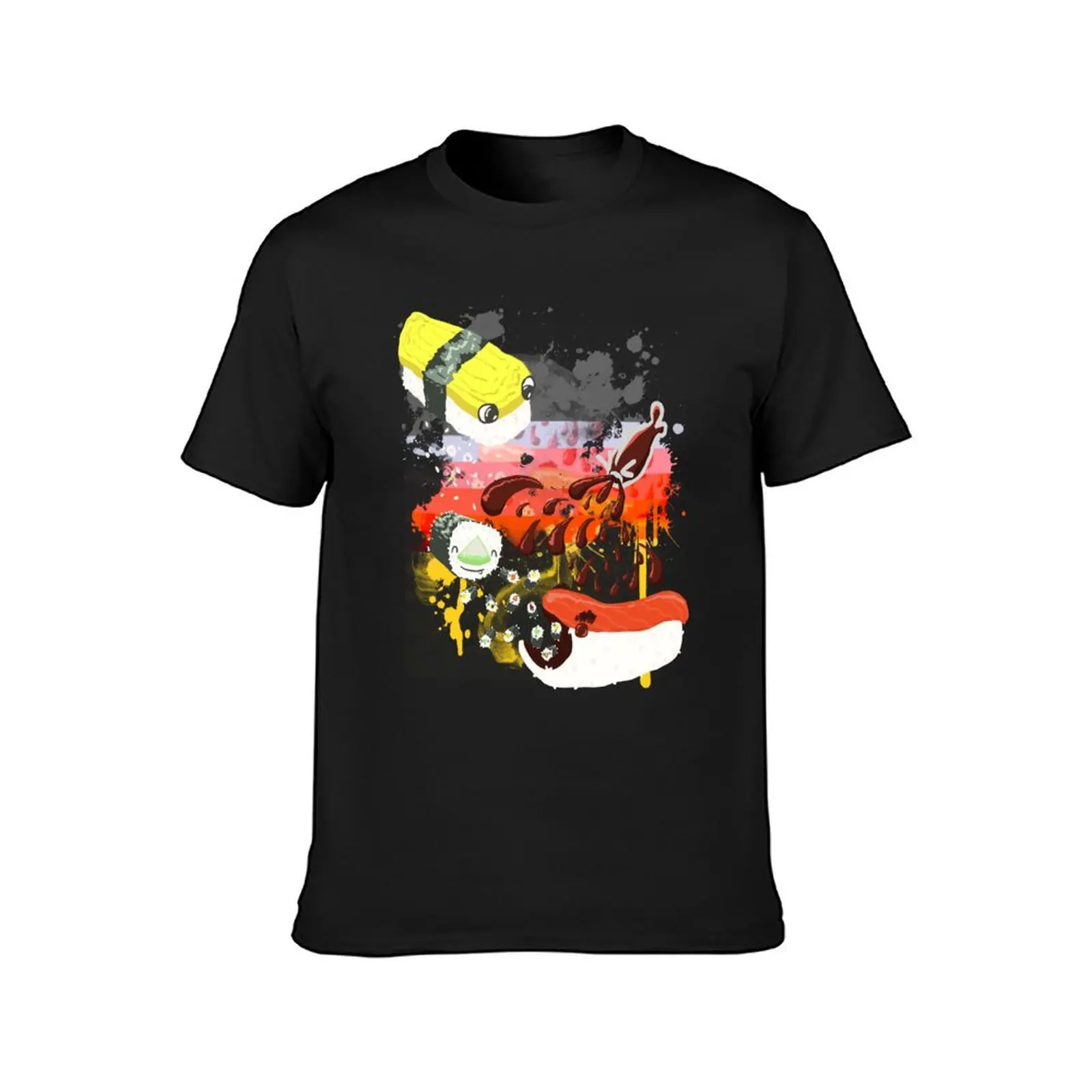 Sushi explosion T-Shirt customs design your own new edition oversized t shirts for men cotton