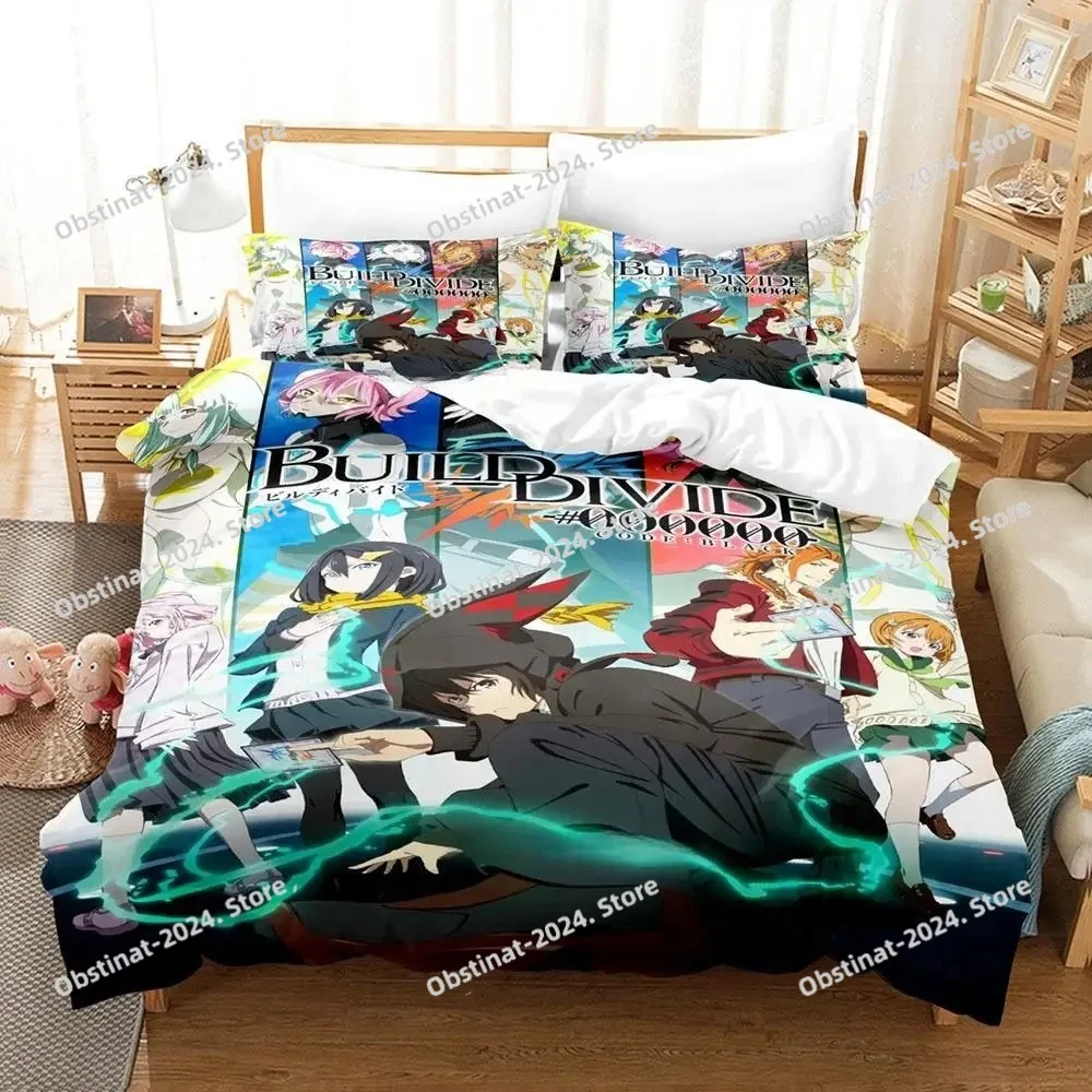 

3d Printing Anime Deji Meets Girl Bedding Set Cartoon Anime three-piece Set Adult Kid Bedroom Duvet Cover Sets 3D Kawaii Girls