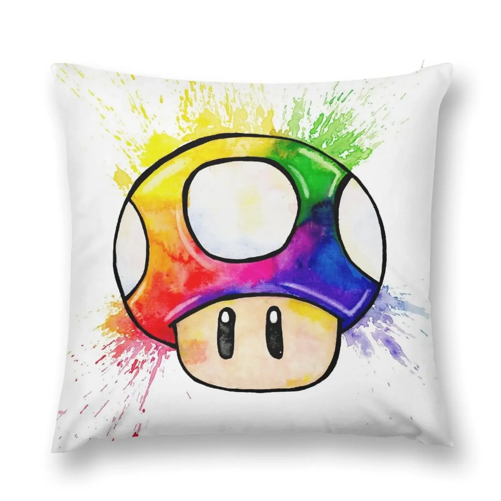 Exploding Mushroom Throw Pillow Christmas Covers Cushions Cover pillow