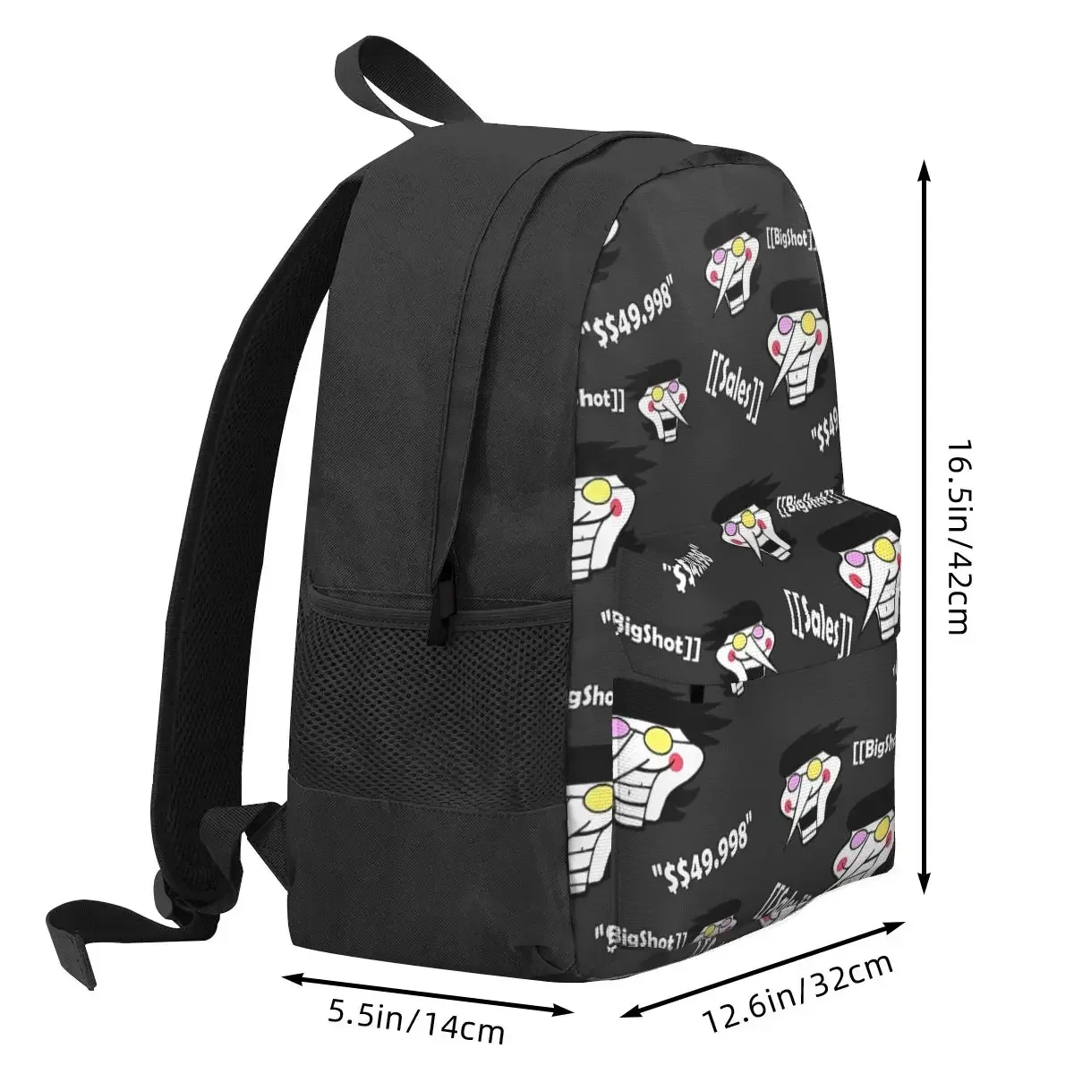 Deltarune Spamton Backpacks Boys Girls Bookbag Children School Bags Cartoon Kids Rucksack Travel Rucksack Shoulder Bag