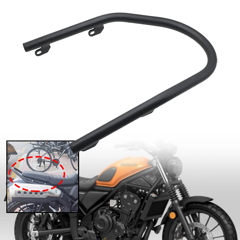

Motorcycle Accessories Rear Passenger Seat Armrest Fit For Honda CL300 CL500 CL 300 500 2023-2024 Rear Seat Metals Grab Bar Rail